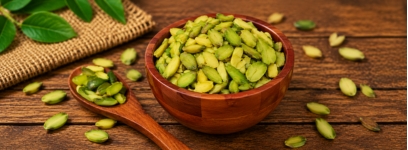 Green pistachios